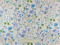 Fabric by the Metre - 921 Flowers - Blue